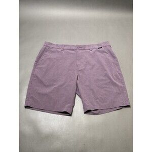Travis Mathew Shorts Men's 38 Purple Golf Performance Lightweight Athletic Fit
